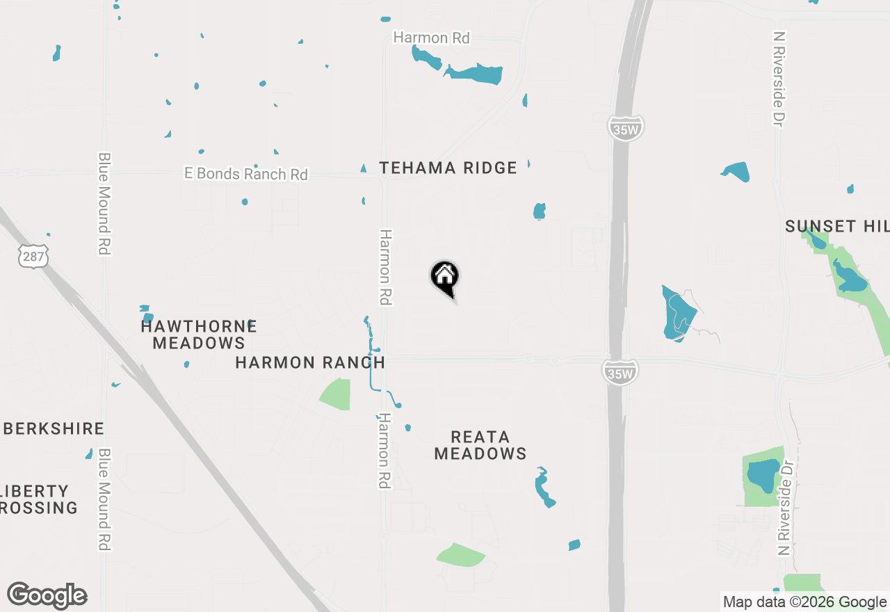 Map of 2152 Laughlin Road, Fort Worth, TX 76177