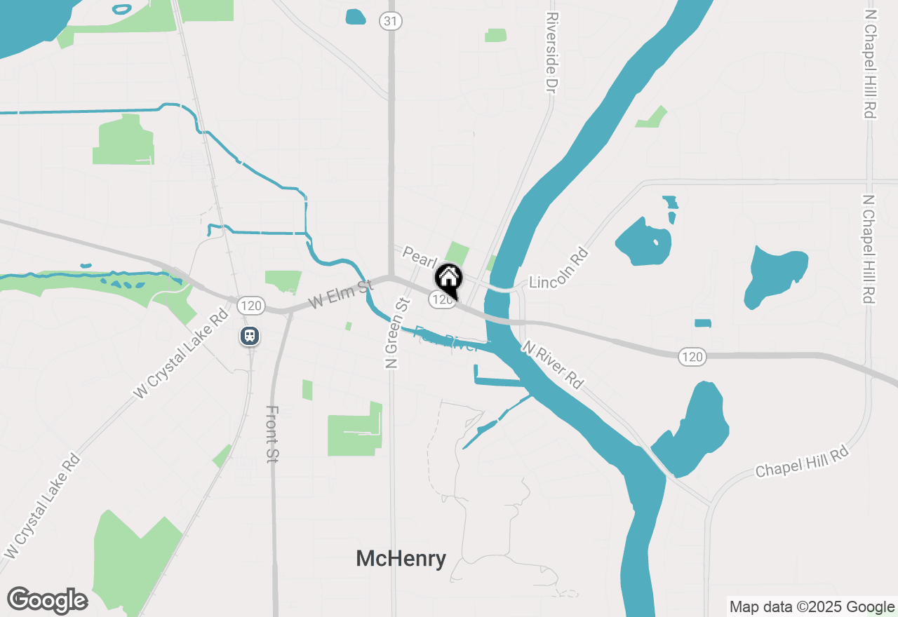 Map of 3331 W Elm (rt 120) Street, Mchenry, IL 60050