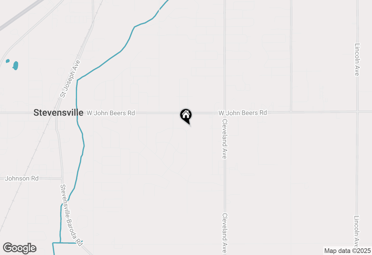 Map of 5789 Hayden Court, Stevensville, MI 49127