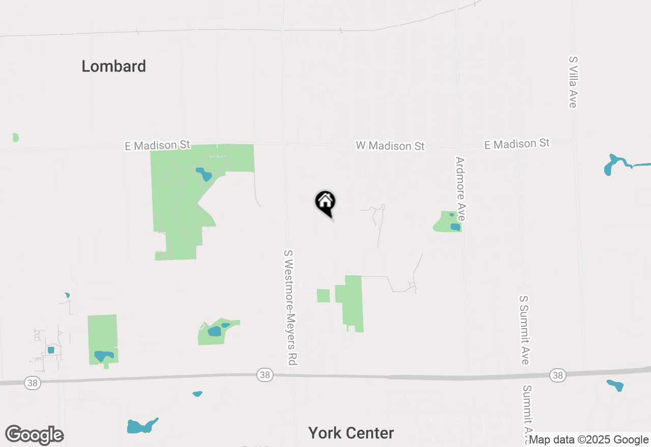 Map of 1115 E Cambria Lane, Lombard, IL 60148