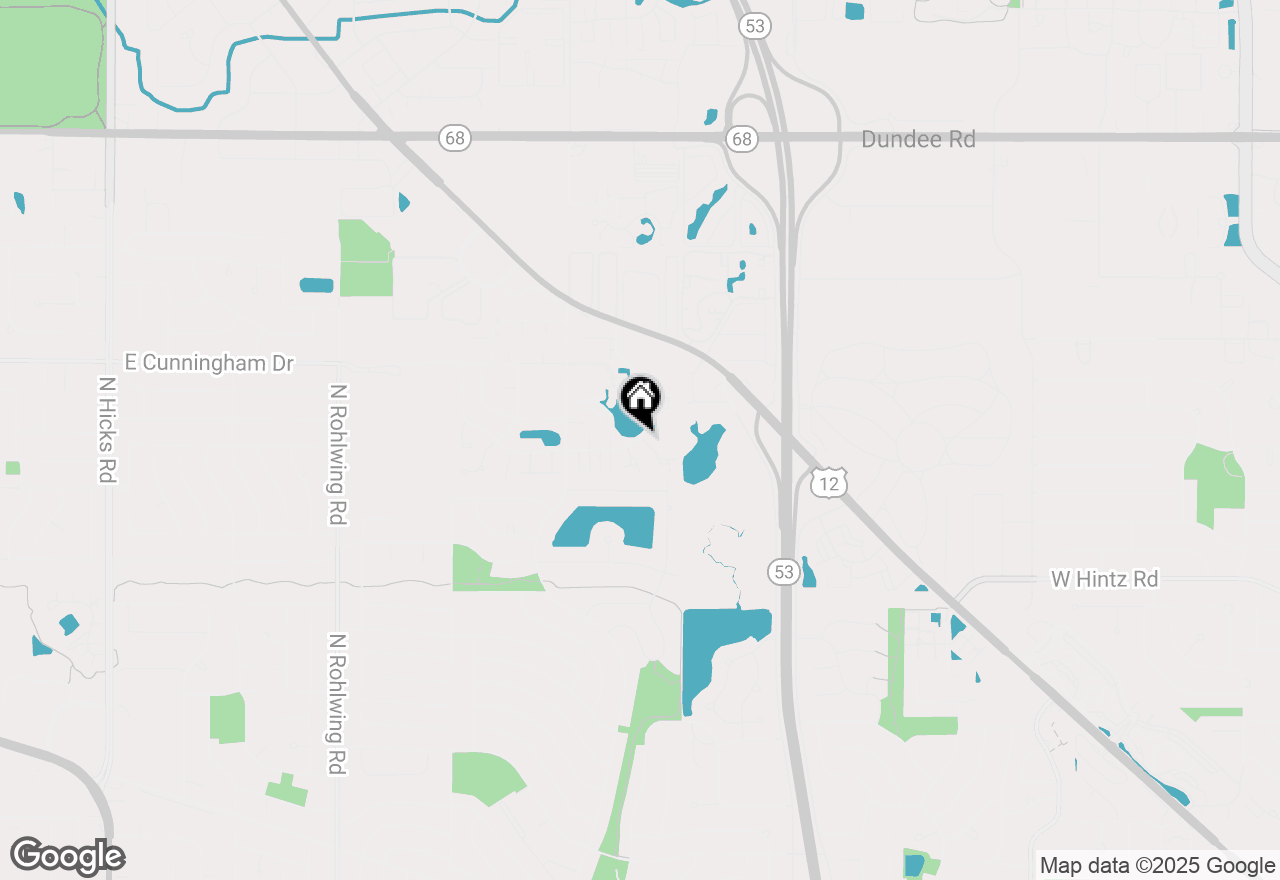 Map of 1389 E Evergreen Drive #8, Palatine, IL 60074