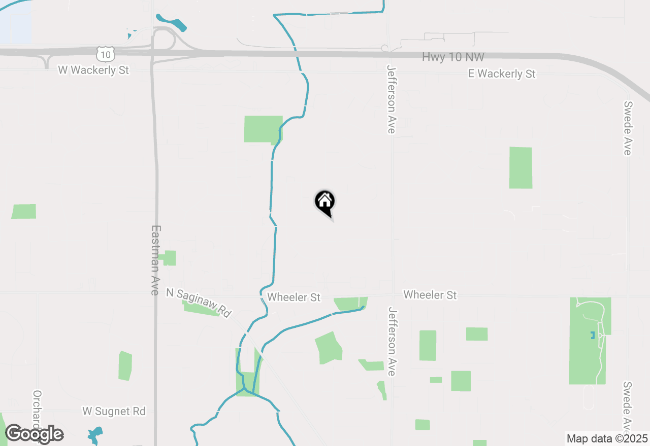 Map of 508 Sylvan Lane, Midland, MI 48640