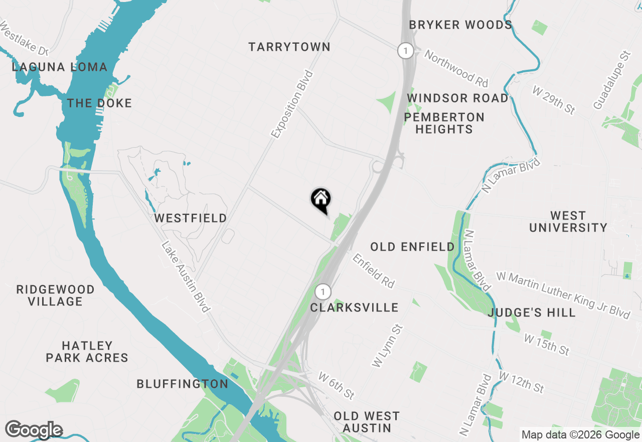 Map of 1512 Forest Trl #308, Austin, TX 78703