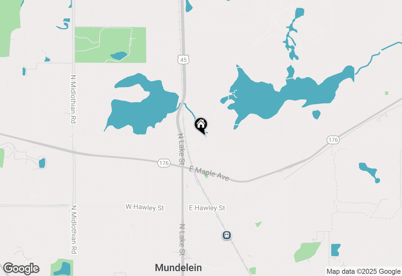 Map of 137 Racine Place, Mundelein, IL 60060