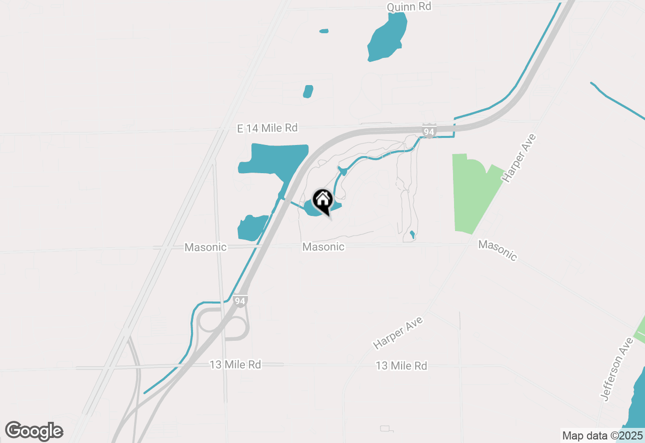 Map of 410 Country Club Drive, St Clair Shores, MI 48082