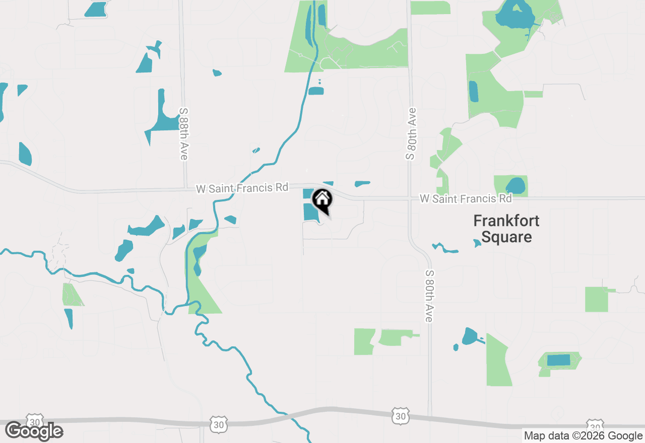 Map of 20345 S Rainford Drive #2C, Frankfort, IL 60423