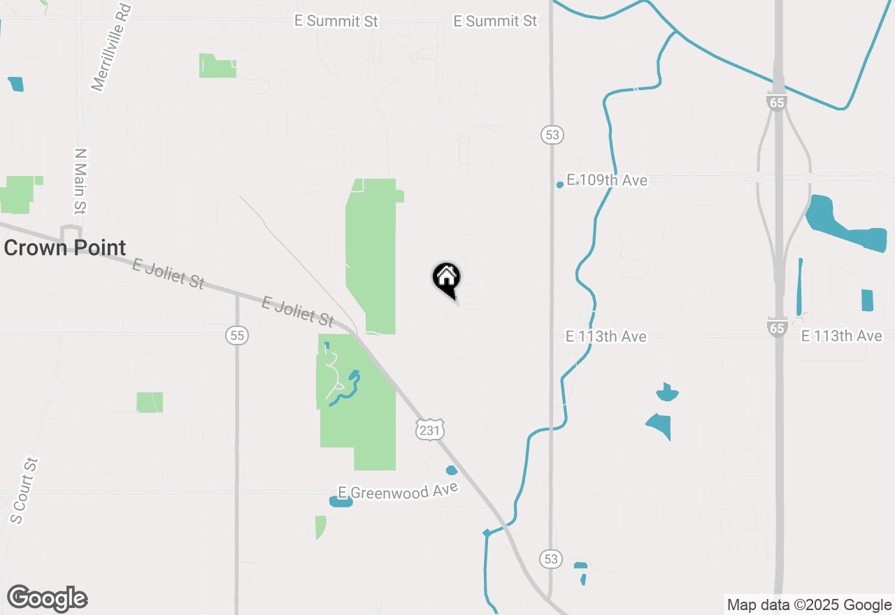 Map of 1726 Golden Oak Drive, Crown Point, IN 46307