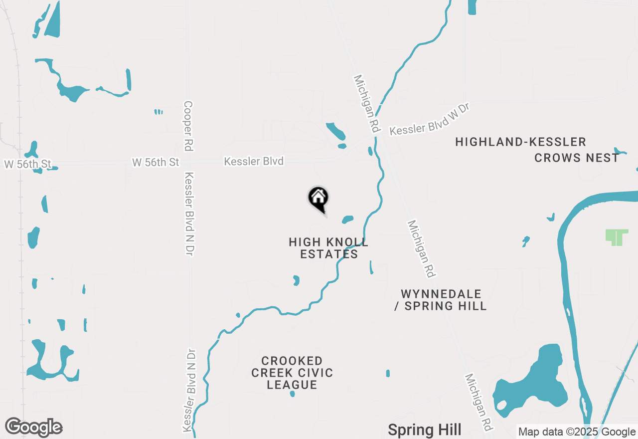 Map of 2308 Galahad Drive, Indianapolis, IN 46228
