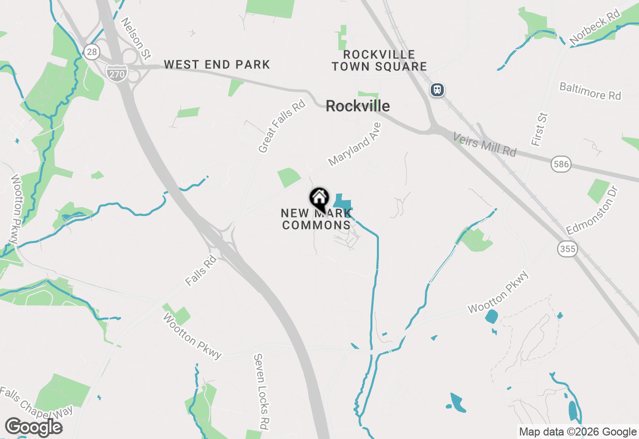 Map of 318 New Mark Esplanade, Rockville, MD 20850
