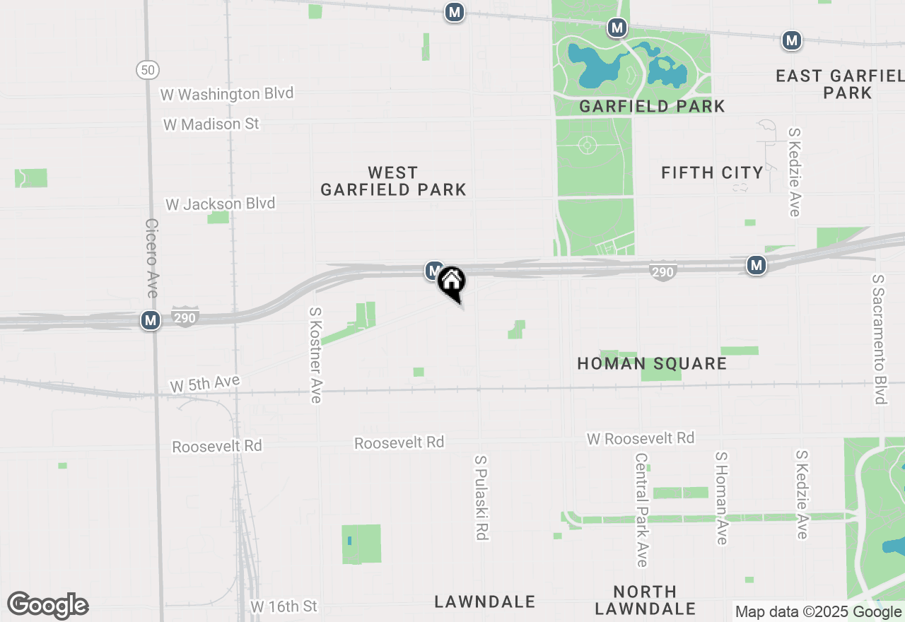 Map of 4036 W Lexington Street, Chicago, IL 60624