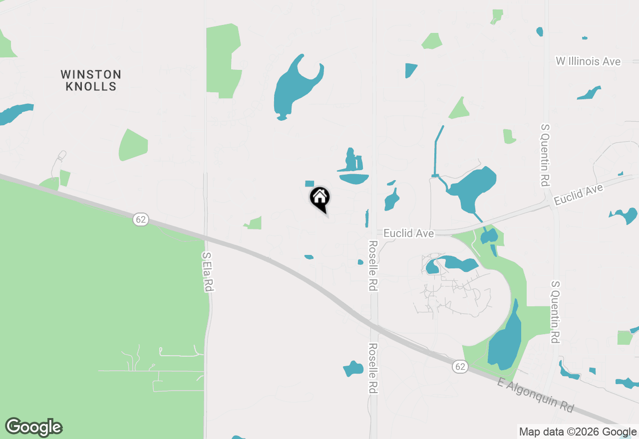 Map of 1427 Shire Circle, Inverness, IL 60067