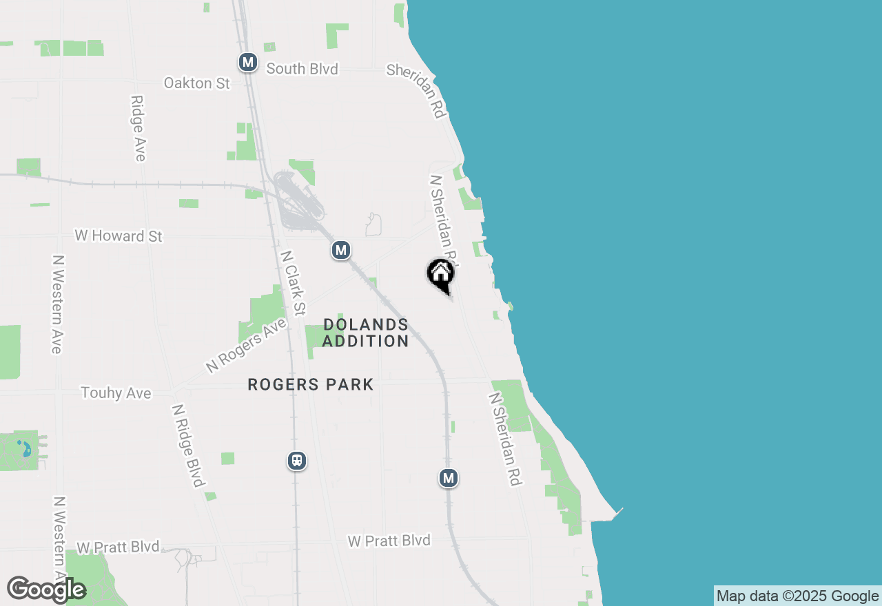 Map of 1404 W Jarvis Avenue, Chicago, IL 60626