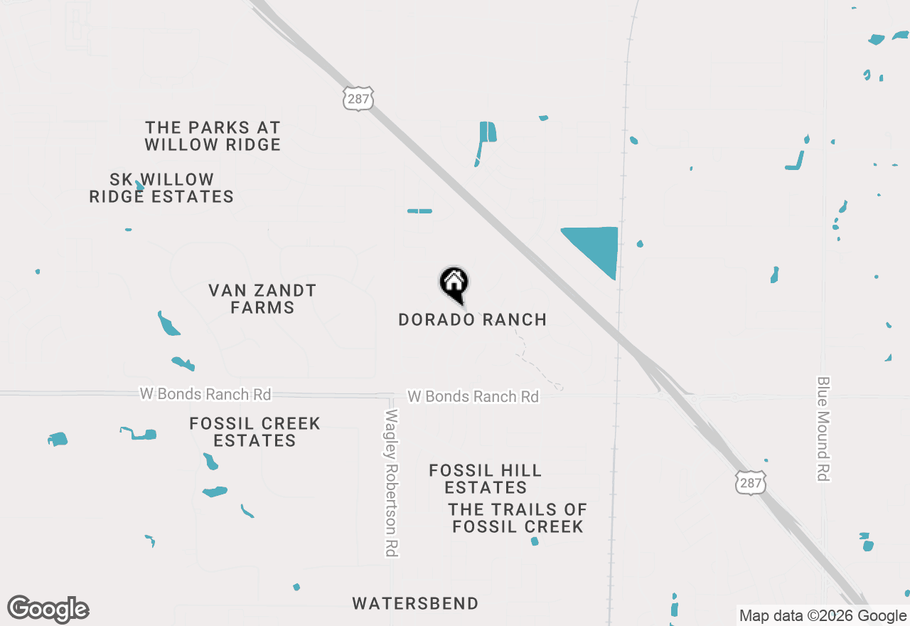 Map of 10857 Irish Glen Trail, Fort Worth, TX 76052