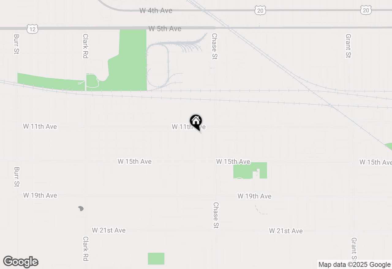Map of 1140 Wilson Street, Gary, IN 46404