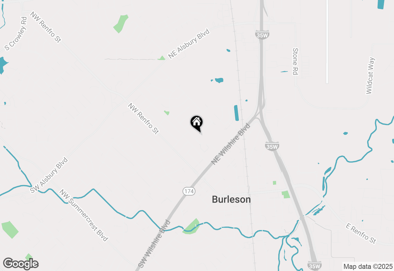 Map of 213 Taylor Street Sw, Burleson, TX 76028