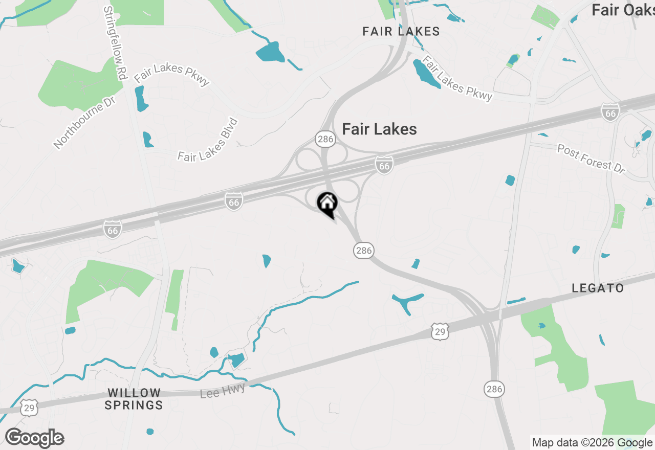 Map of 4875 Annamohr Drive, Fairfax, VA 22030