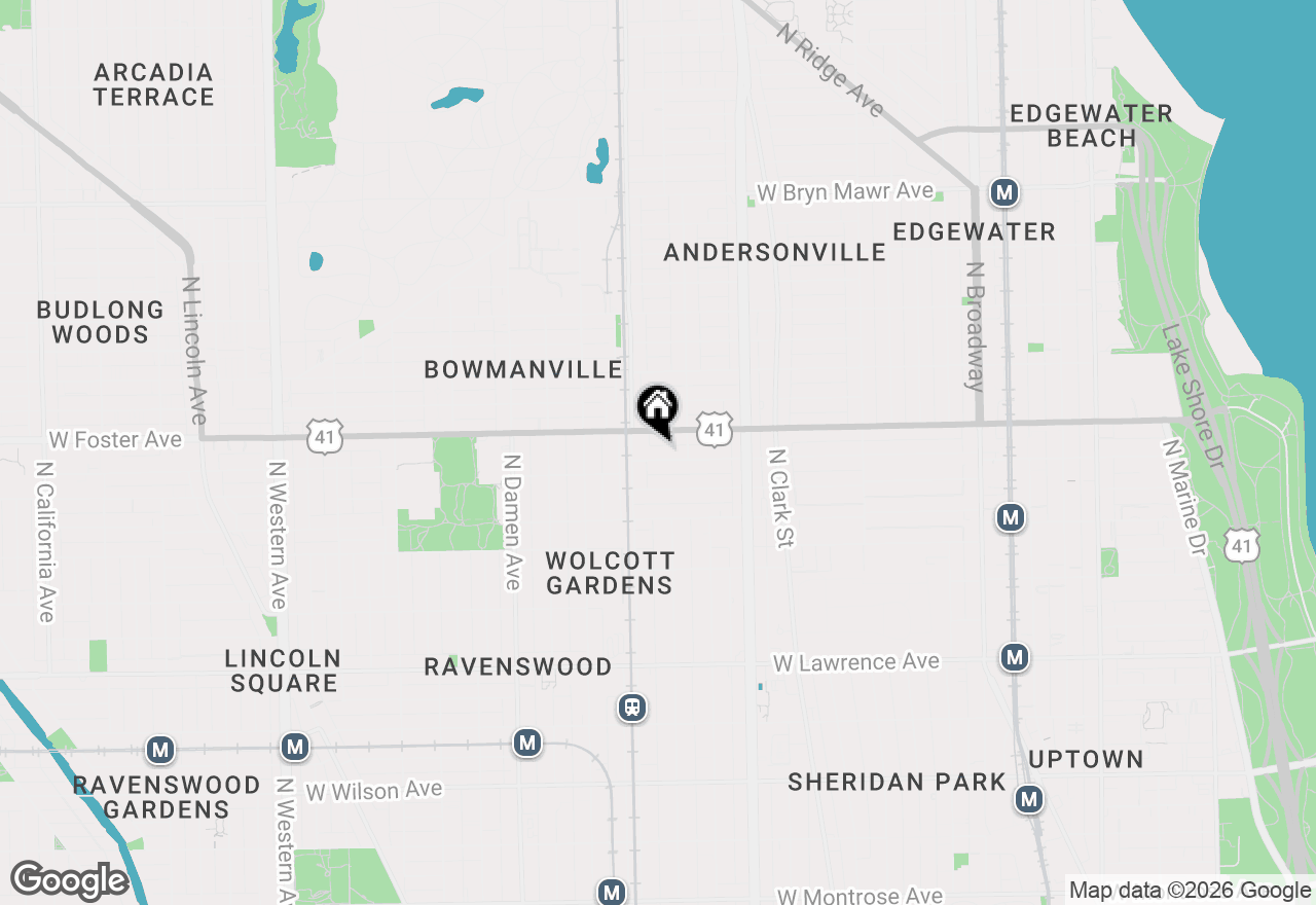 Map of 1730 W Winona Street, Chicago, IL 60640