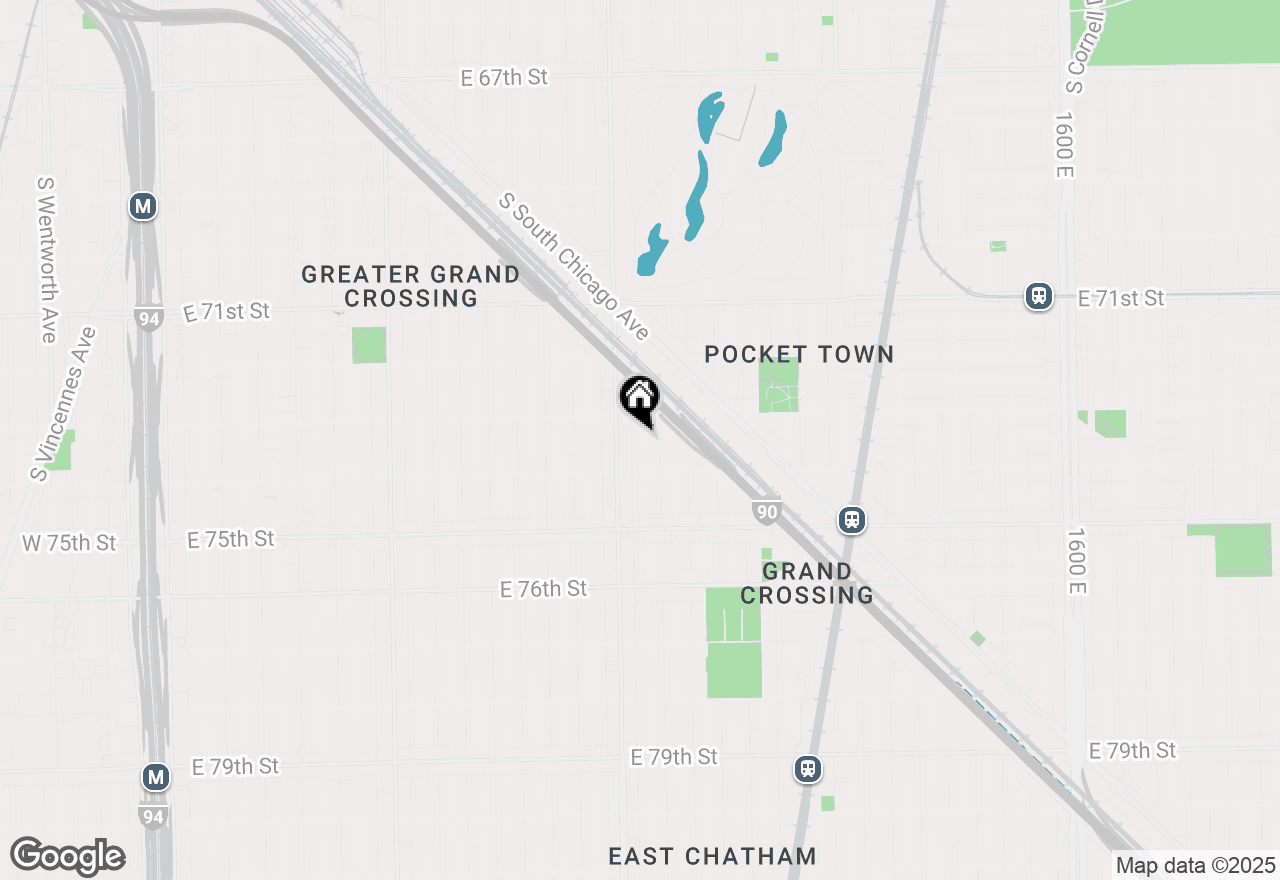 Map of 7324 S Maryland Street, Chicago, IL 60619