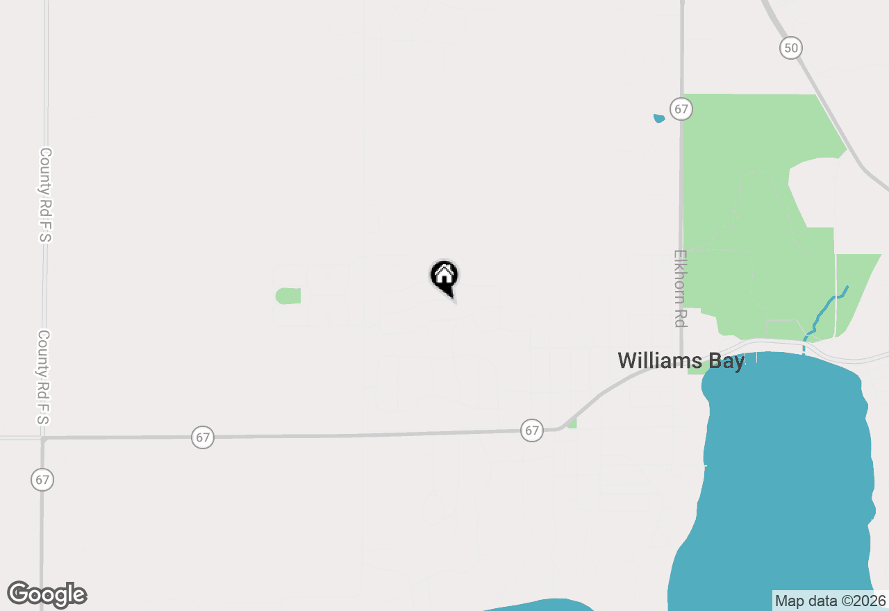 Map of 403 Maple Ln, Williams Bay, WI 53191