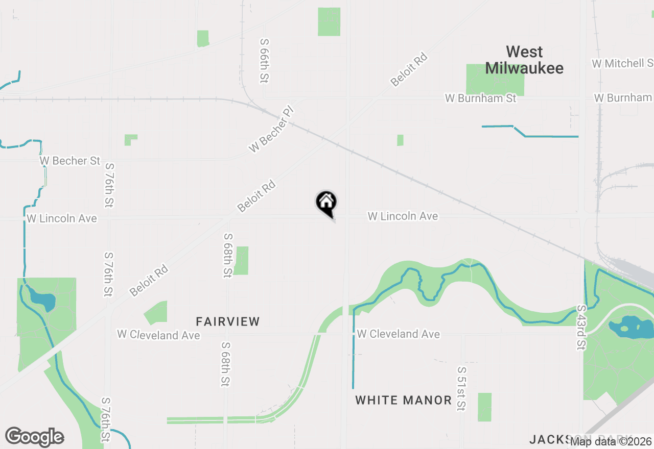 Map of 2319 S 61st St, West Allis, WI 53219