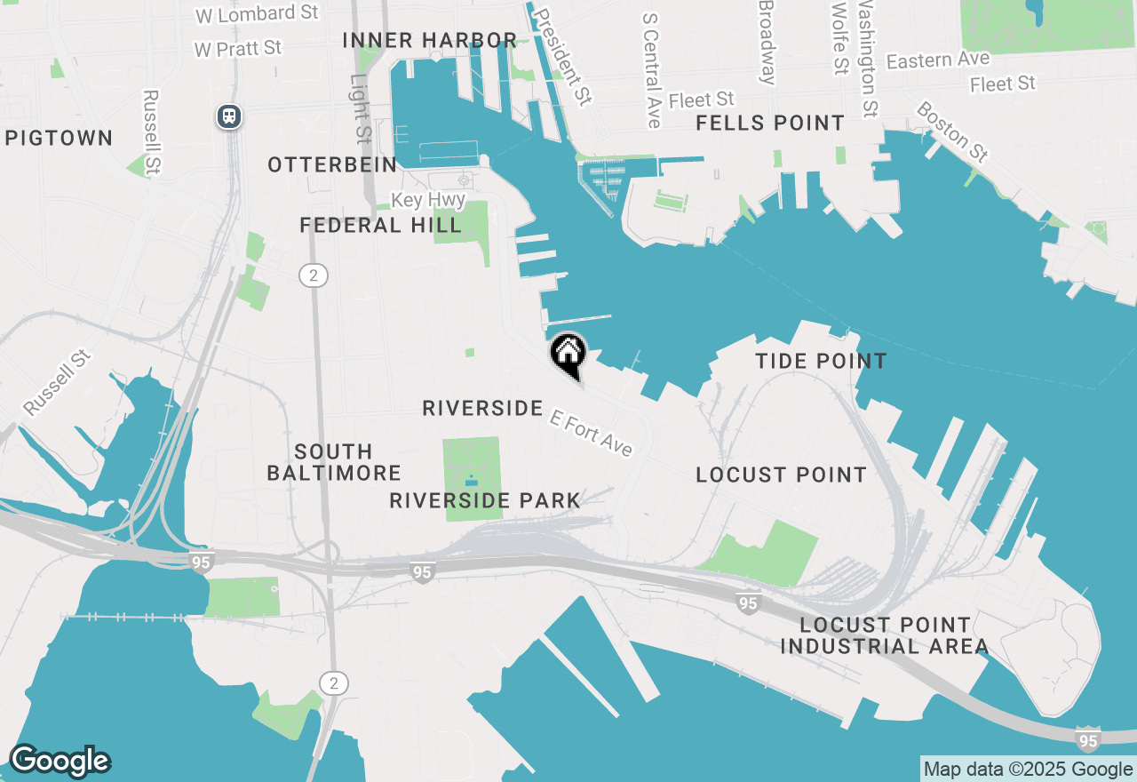 Map of 1317 Webster Street, Baltimore, MD 21230