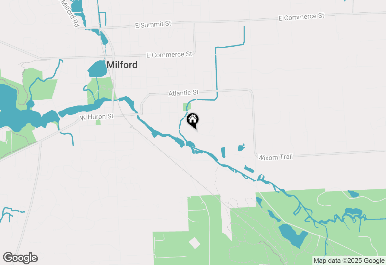 Map of 1010 Riverside Street, Milford, MI 48381
