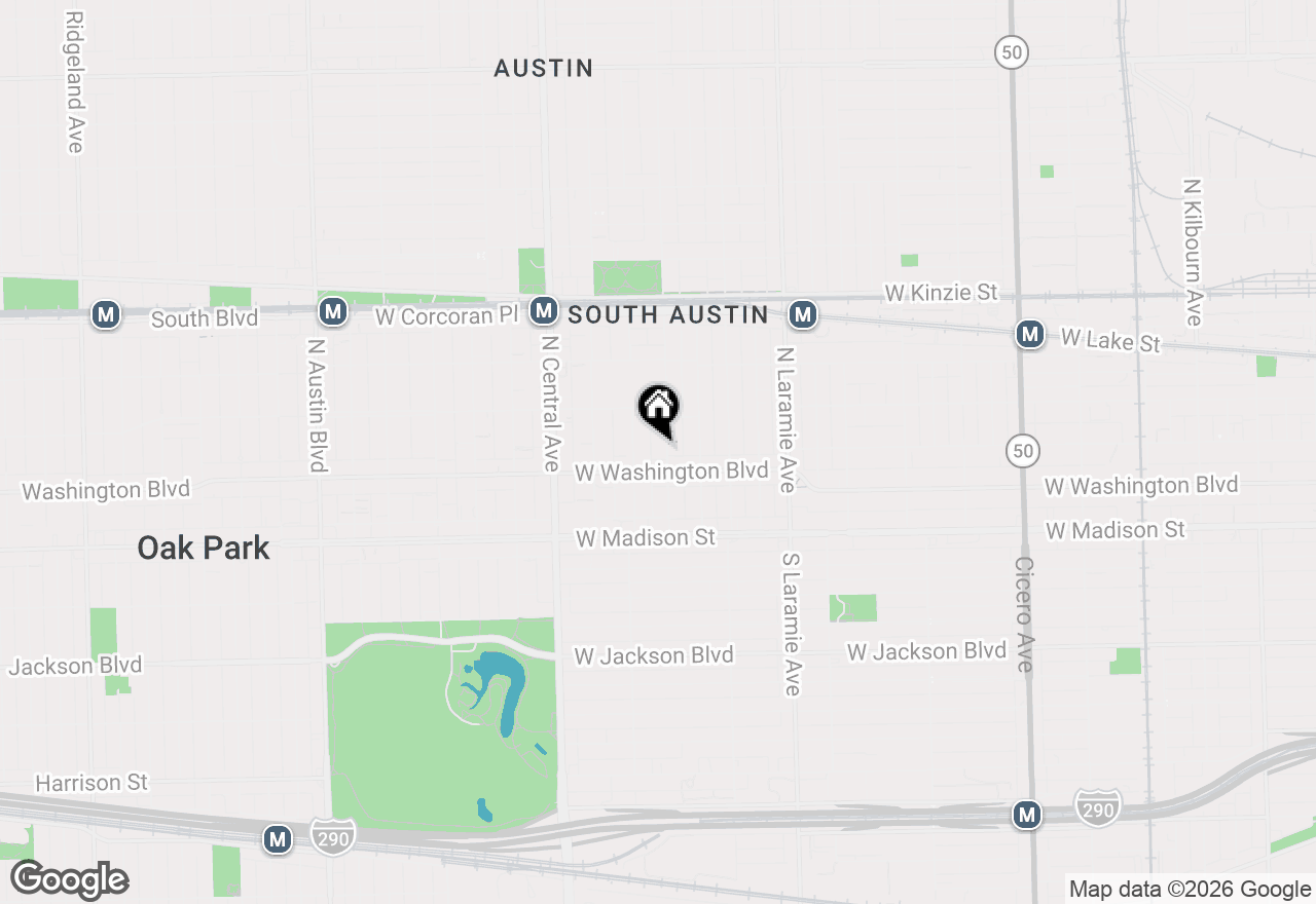 Map of 118 N Long Avenue, Chicago, IL 60644