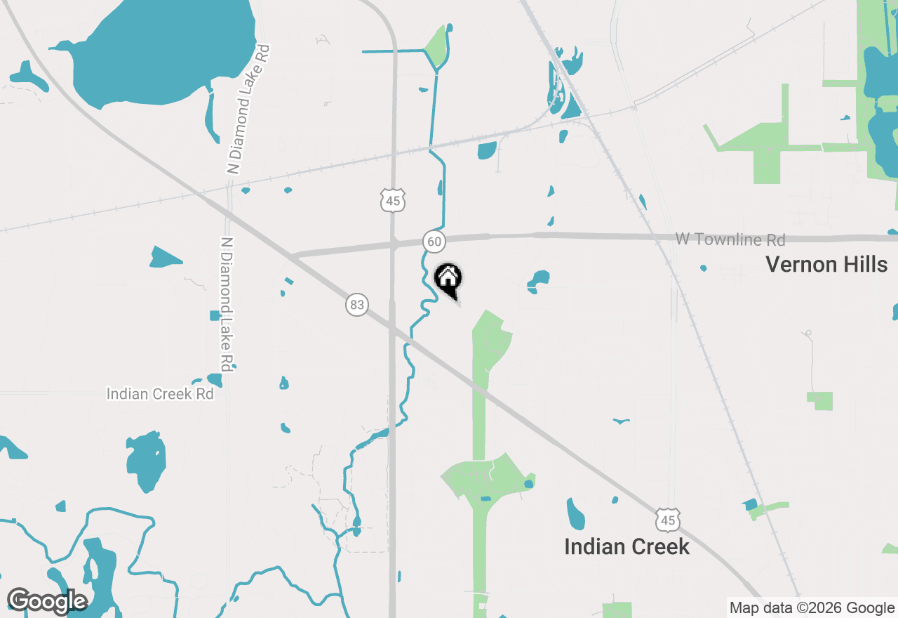 Map of 525 Yosemite Way, Mundelein, IL 60060