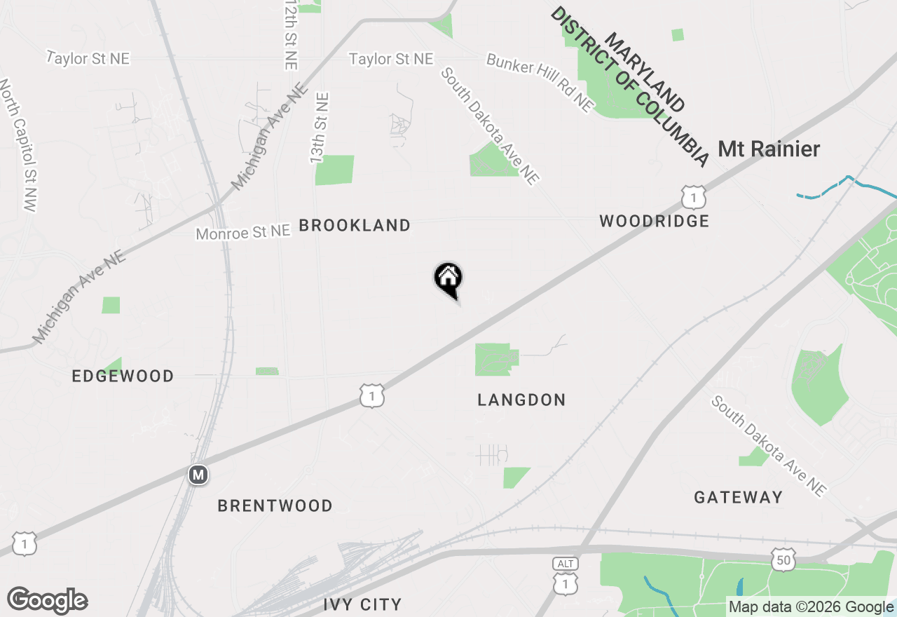 Map of 3009 17th Street Ne, Washington, DC 20018