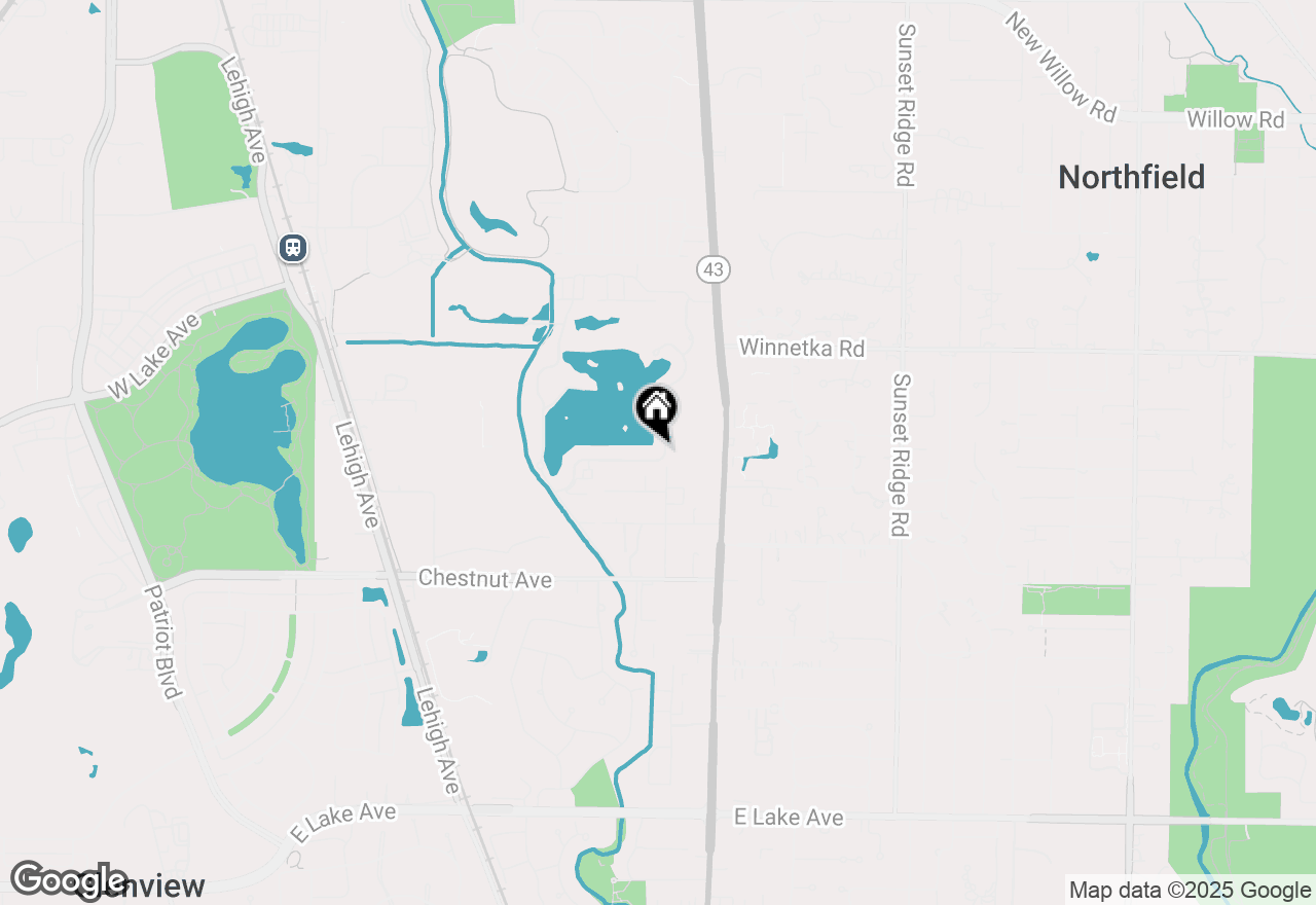 Map of 2056 Valley Lo Lane, Glenview, IL 60025