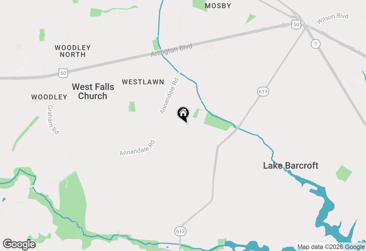 Map of 3205 Holloway Road, Falls Church, VA 22042