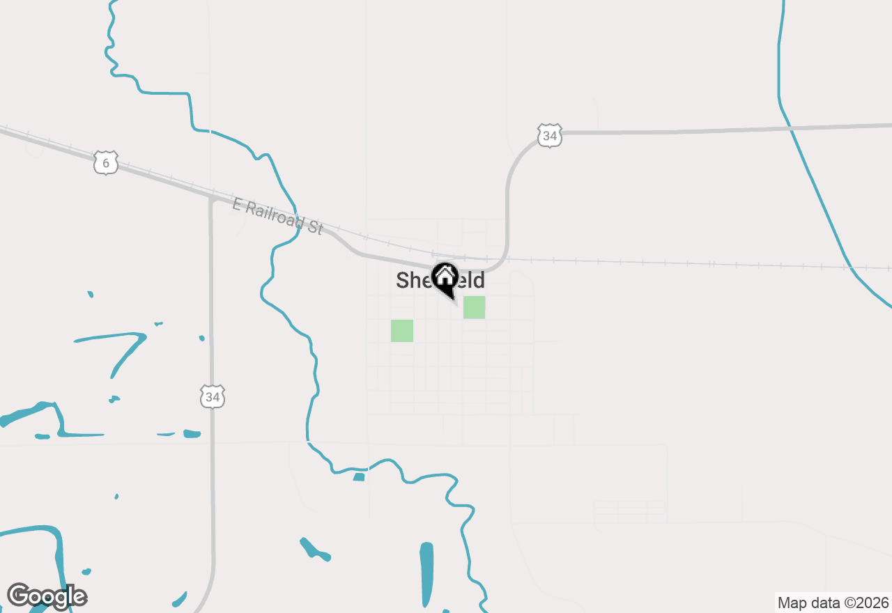 Map of 216 S Main Street, Sheffield, IL 61361