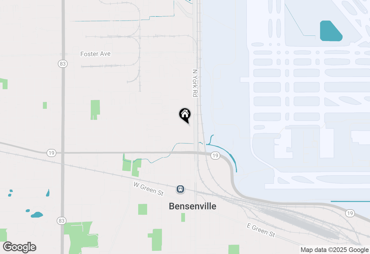 Map of 104 Gateway Road, Bensenville, IL 60106