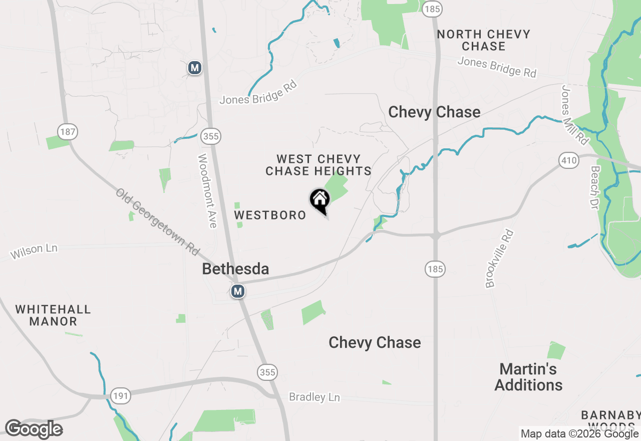 Map of 7905 Sleaford Place, Bethesda, MD 20814