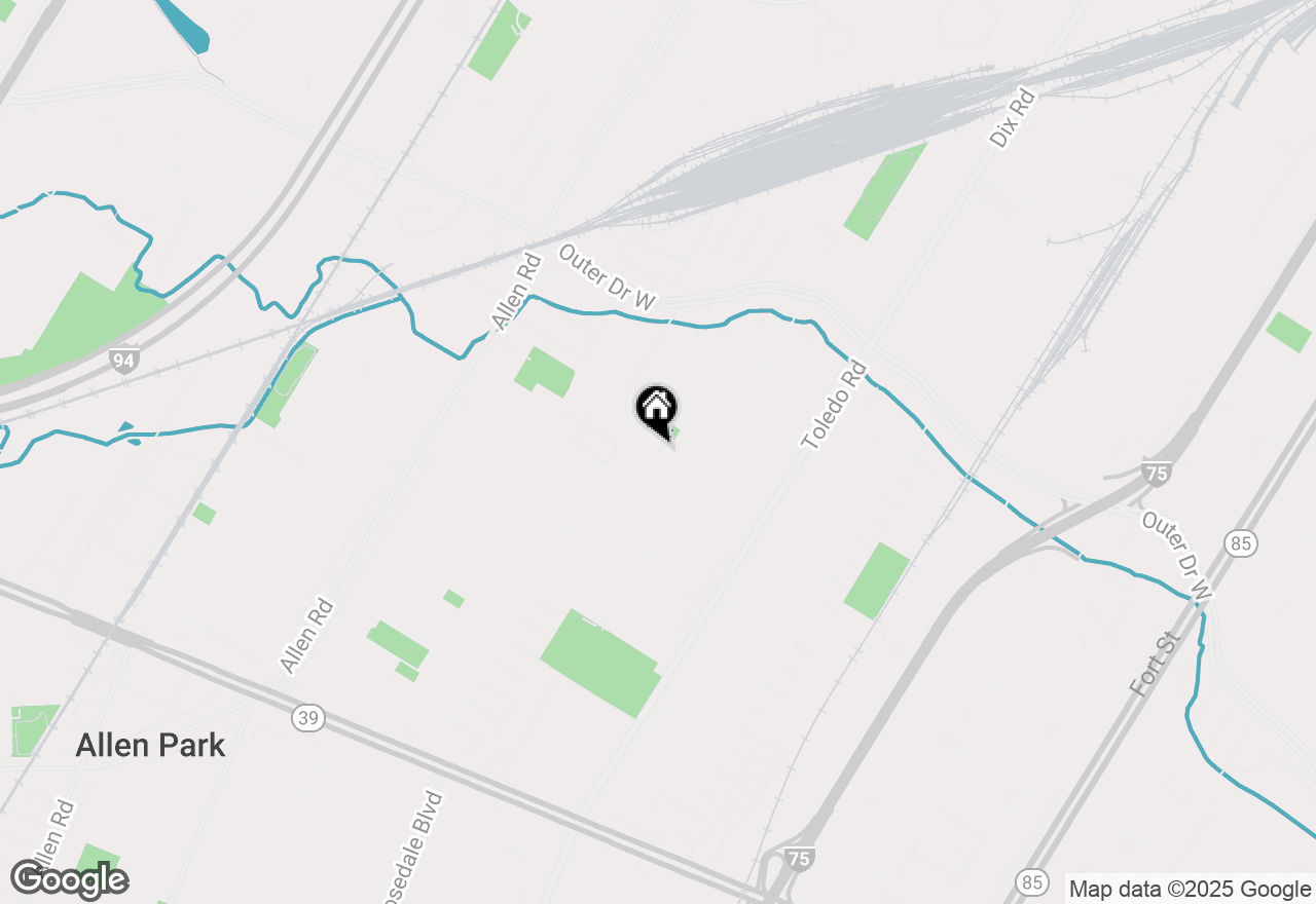 Map of 14633 College Avenue, Allen Park, MI 48101