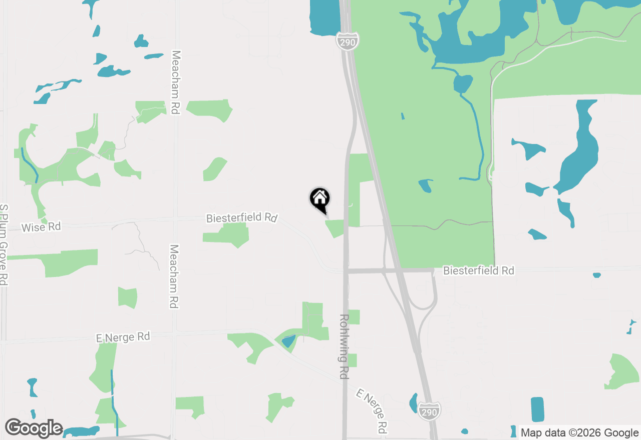 Map of 1210 Robin Drive, Elk Grove Village, IL 60007