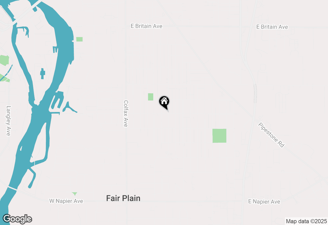 Map of 361 E May Street, Benton Harbor, MI 49022