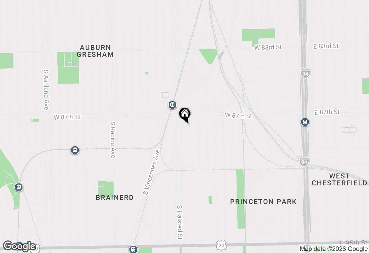 Map of (Address confidential), Chicago, Illinois 60620