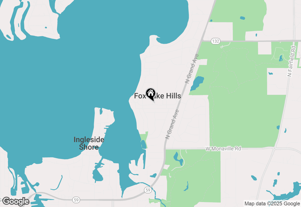 Map of 25644 W Arcade Drive S, Lake Villa, IL 60046