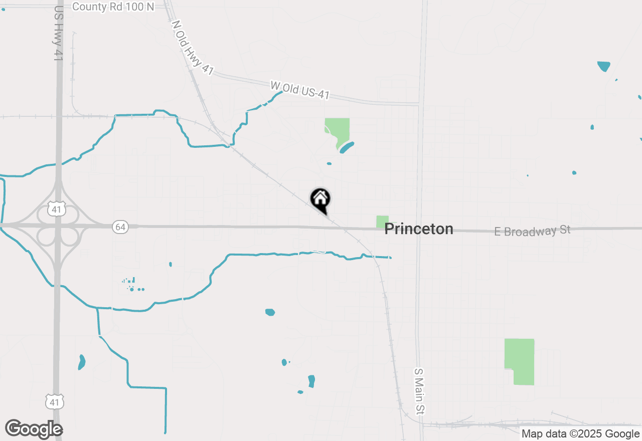 Map of 115 N Embree Street, Princeton, IN 47670