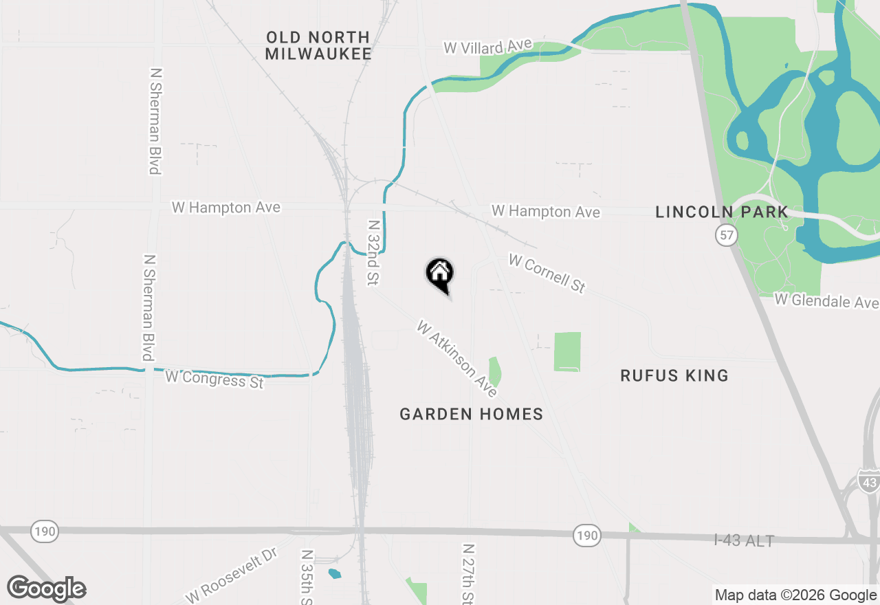 Map of 4556 N 29th St, Milwaukee, WI 53209