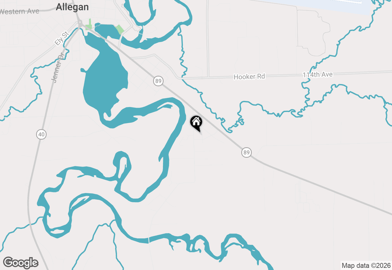 Map of 221 Bridge Road, Allegan, MI 49010