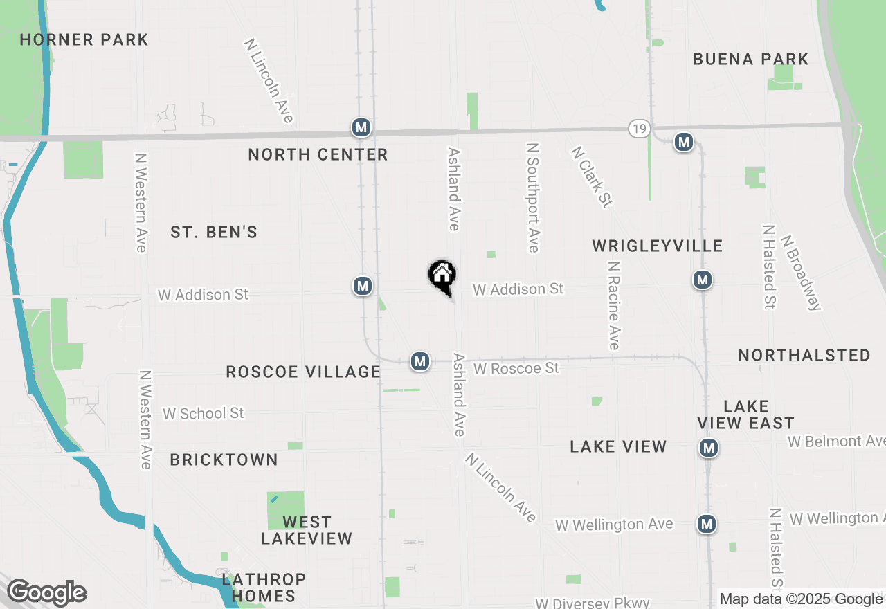 Map of 3541 N Marshfield Avenue, Chicago, IL 60657