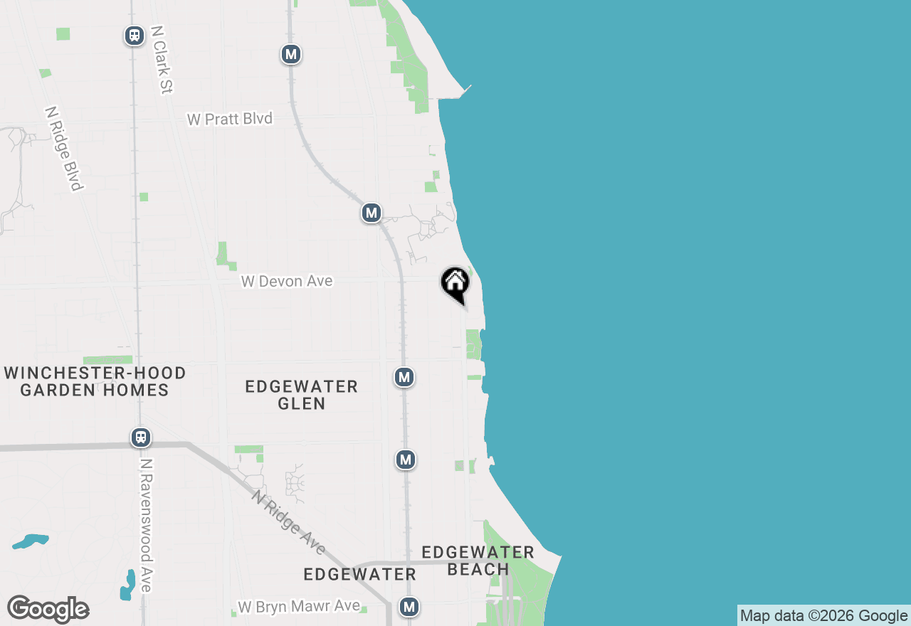 Map of 6300 N Sheridan Road #406, Chicago, IL 60660