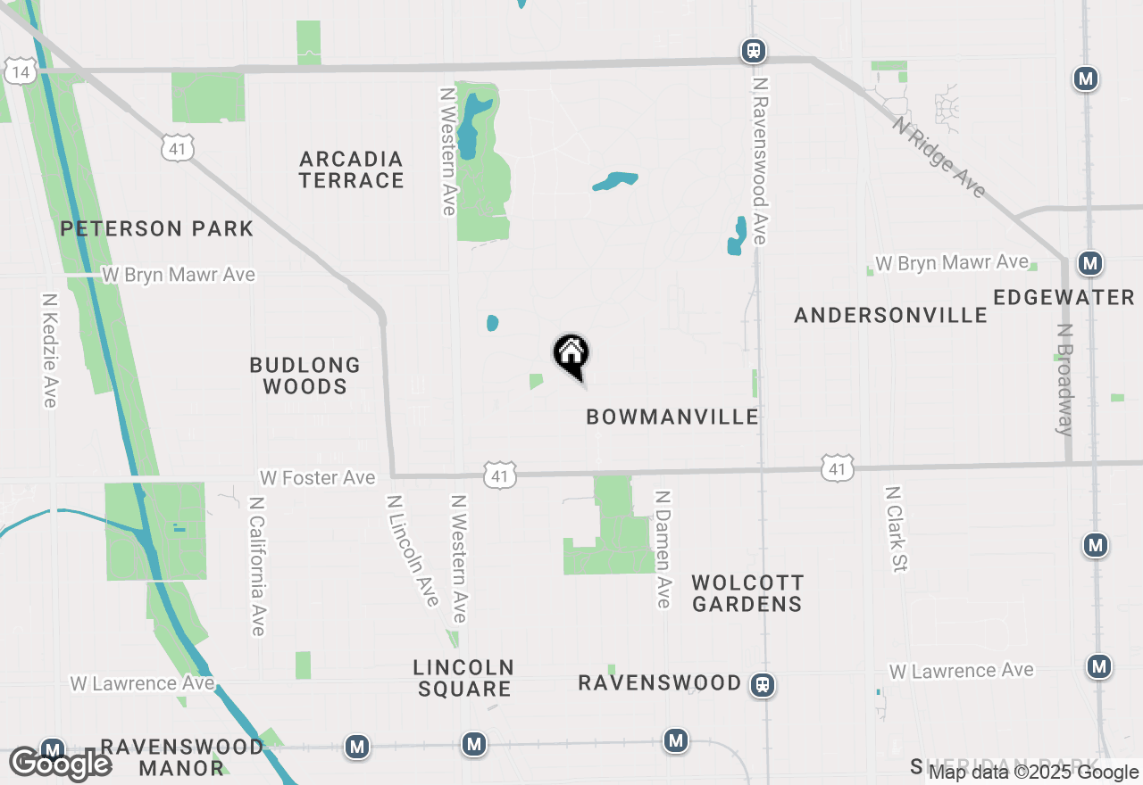 Map of 2146 W Summerdale Avenue, Chicago, IL 60625