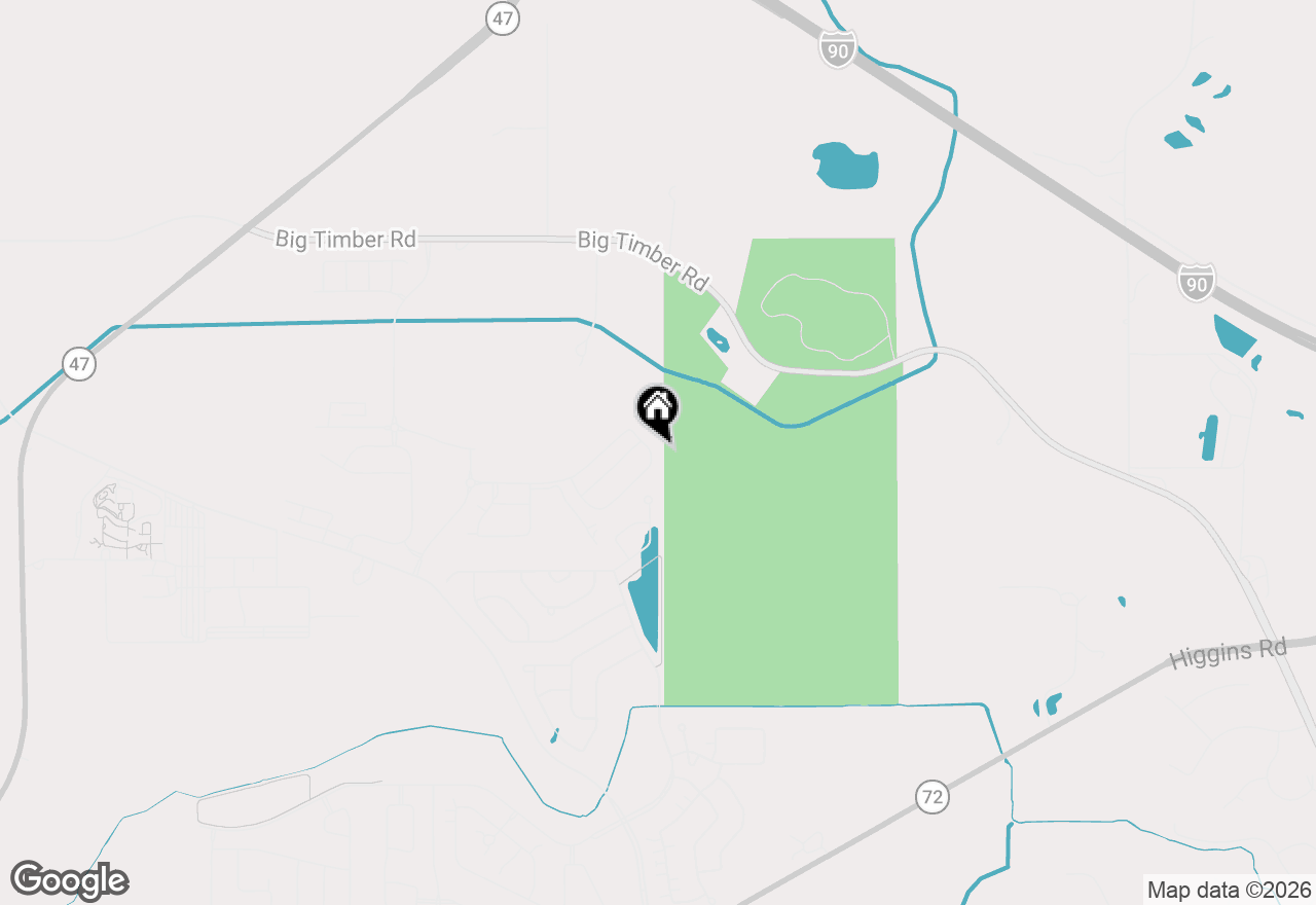 Map of 2533 Skye Drive, Pingree Grove, IL 60140