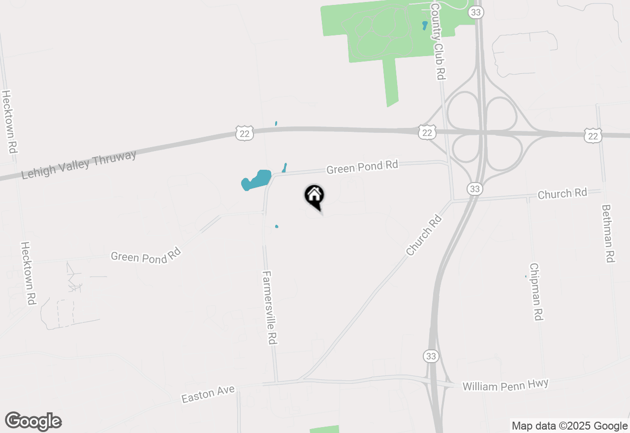 Map of 3886 Victors Way, Easton, PA 18045