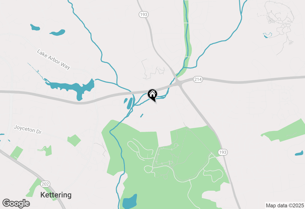 Map of 12101 Hunterton Street, Upper Marlboro, MD 20774