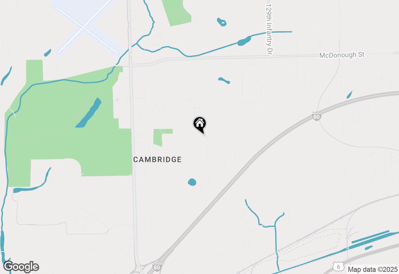 Map of 3212 Windsor Lane, Joliet, IL 60431