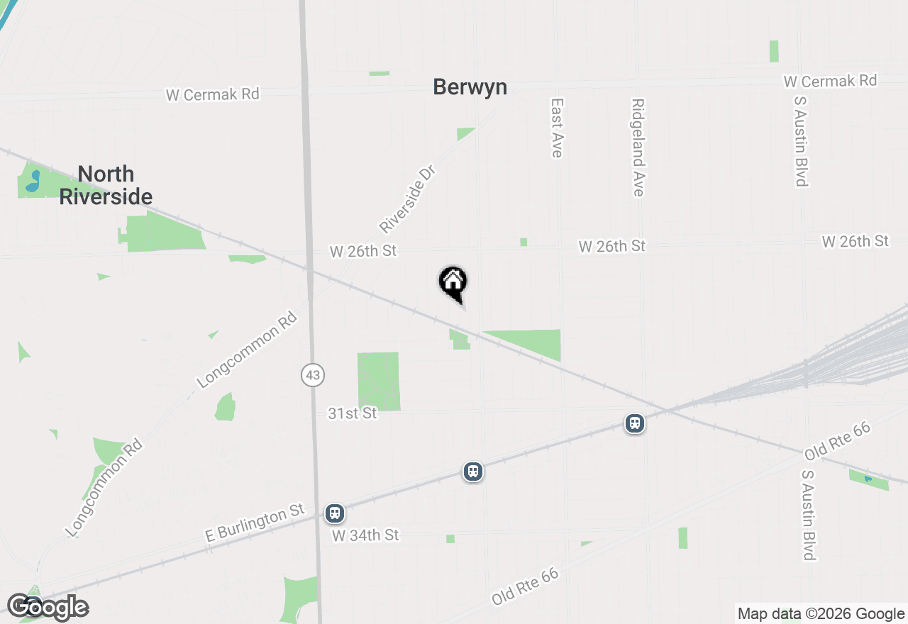 Map of 2728 Grove Avenue, Berwyn, IL 60402
